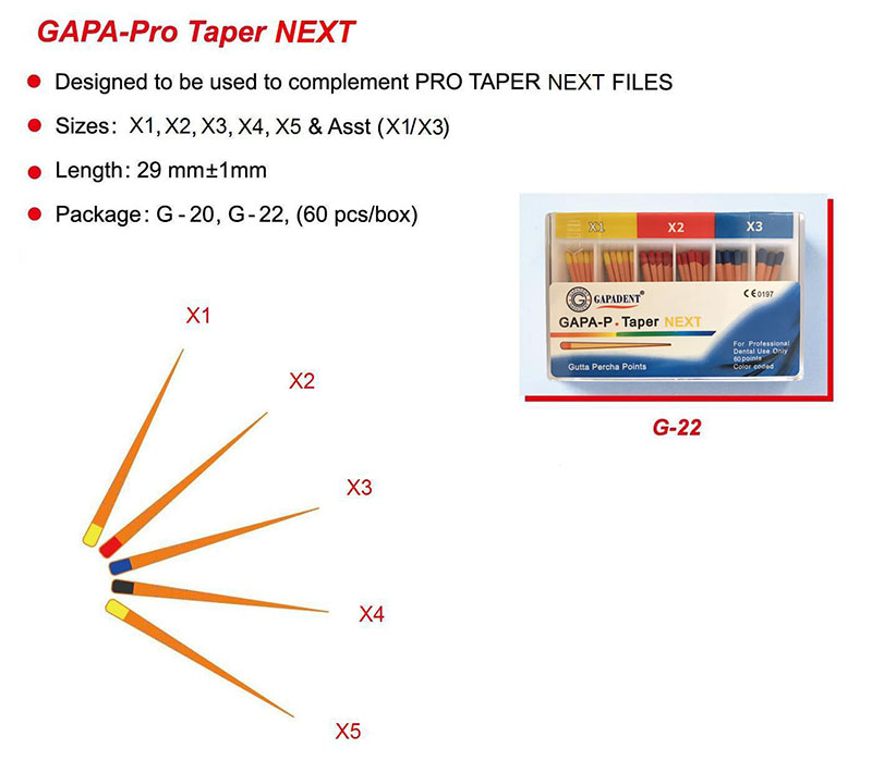 SDT-GP27 GAPADENT Gutta Percha Point Protaper Next